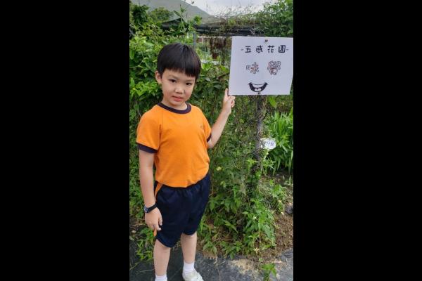 參觀五感花園。